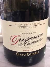 Cleto Chiarli - Lambrusco Grasparossa di Castelvetro Amabile NV (750ml) (750ml)