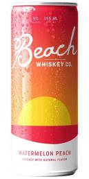 Beach Whiskey - Watermelon Peach (4 pack 355ml cans) (4 pack 355ml cans)