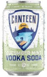 Canteen Spirits - Cucumber Mint Vodka Soda (6 pack 12oz cans) (6 pack 12oz cans)