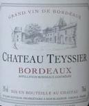 Chteau Teyssier - Bordeaux Rouge 2019 (750)