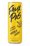 Faux Pas - Lemon & Mint Vodka Soda NV (455)
