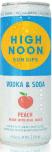 High Noon Sun Sips - Peach Vodka & Soda (435)
