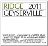 Ridge Vineyards - Geyserville 0 (750)