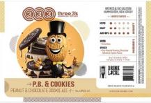 Three 3's Brewing Co - PB & Cookies (4 pack 16oz cans) (4 pack 16oz cans)