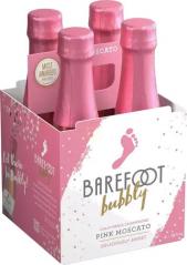 Barefoot - Bubbly Pink Moscato NV (4 pack 187ml) (4 pack 187ml)
